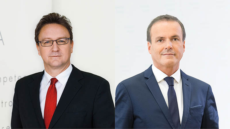 FMA-Vorstand Helmut Ettl und Eduard Müller