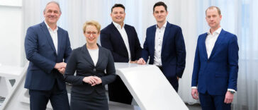 (v.l.nr.): Roman Pfisterer, Judit Havasi, Mario Dienstl, Erhard Forstner, Wolfgang Petschko © DONAU/Thomas Pitterle